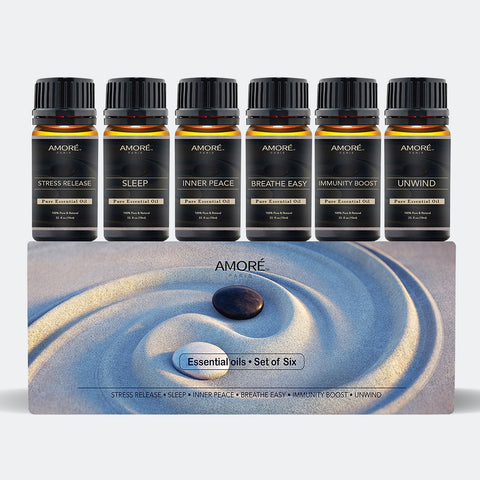 6-Pack: Yoga Relaxation Essential Oil Set Salons Massage HairDresser