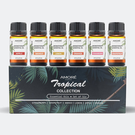 Tropical Collection Therapeutic Aromatherapy Essential Oil Set 6-Piece