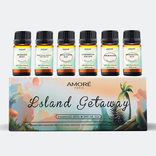 Island Gateway Relaxing Pure Aromatherapy Essential Oil Set (6-Piece)