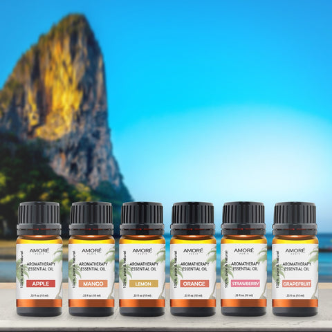 Tropical Collection Therapeutic Aromatherapy Essential Oil Set 6-Piece