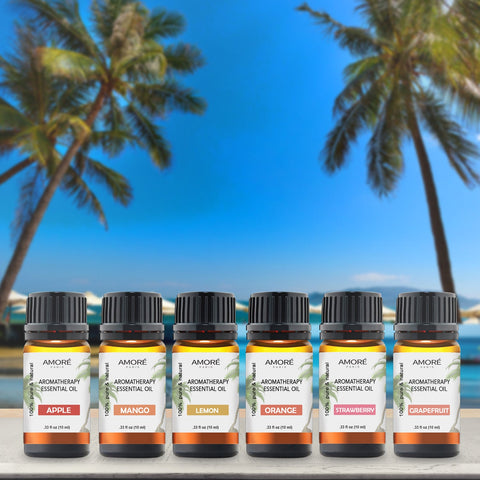 Tropical Collection Therapeutic Aromatherapy Essential Oil Set 6-Piece